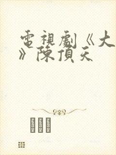 电视剧《大时代》陈顶天