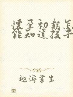 怀孕初期怎么才能知道孩子是谁的