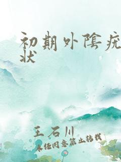 初期外阴疣湿症状