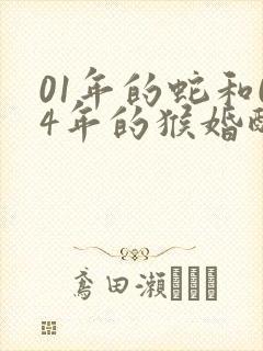 01年的蛇和04年的猴婚配好吗