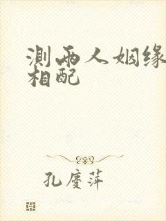 测两人姻缘配对相配