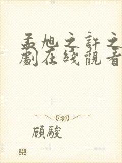 孟旭之许之意短剧在线观看