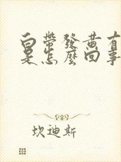 白带发黄有点痒是怎么回事