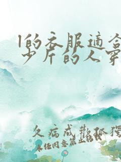 l的衣服适合多少斤的人穿