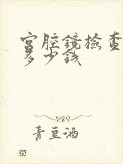 宫腔镜检查费用多少钱