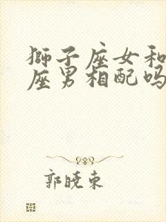 狮子座女和处女座男相配吗