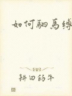 如何驷马缚