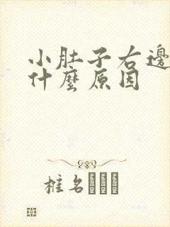 小肚子右边胀是什么原因