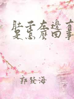 肚子左边有硬块是怎么回事