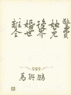 离婚后她惊艳了全世界免费阅读