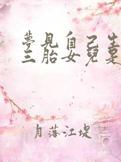 梦见自己生了个三胎女儿是什么意思