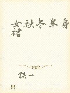 女秋冬半身包臀裙