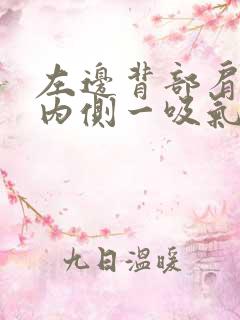 左边背部肩胛骨内侧一吸气疼