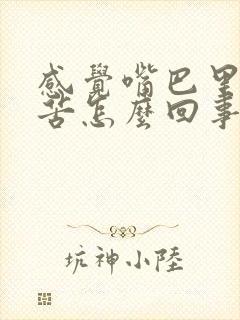 感觉嘴巴里特别苦怎么回事