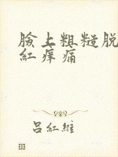 脸上粗糙脱皮发红痒痛