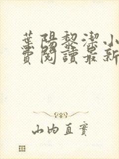 叶阳黎洁小说免费阅读最新章节更新