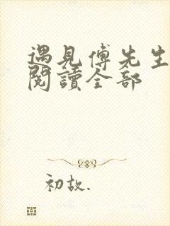 遇见傅先生免费阅读全部