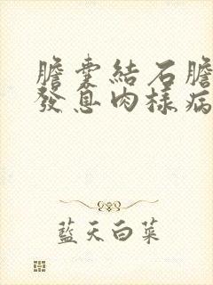 胆囊结石胆囊多发息肉样病变