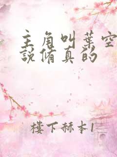 主角叫叶空的小说修真的