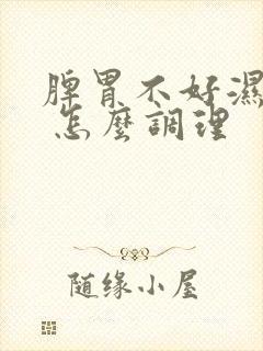 脾胃不好湿气重 怎么调理