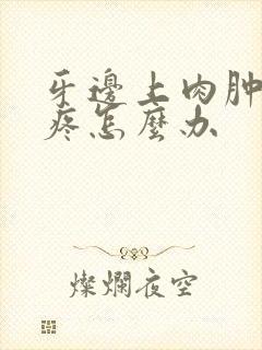 牙边上肉肿了还疼怎么办