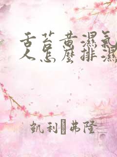 舌苔黄湿气重的人怎么排湿