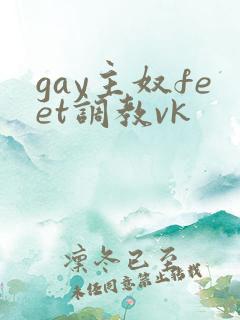 gay主奴feet调教vk