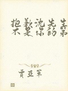 抱歉沈先生孩子不是你的第六集