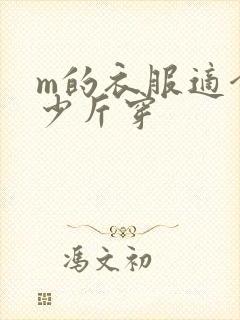 m的衣服适合多少斤穿