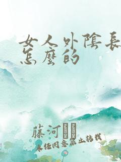 女人外阴长痘痘怎么的