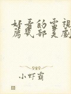 好看的电视剧推荐几部美剧有哪些