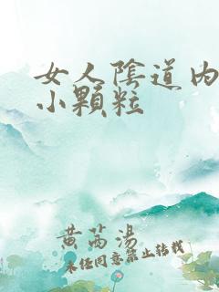 女人阴道内有个小颗粒