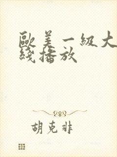 欧美一级大片在线播放