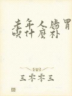 老年人肠胃不好吃什么补