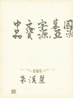 中文字幕国产精品资源,亚洲欧美日韩国产