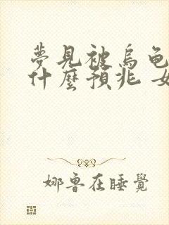 梦见被乌龟咬是什么预兆 女性