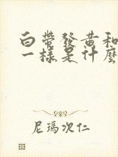 白带发黄和鼻涕一样是什么原因