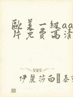 欧美一级aa大片免费高清