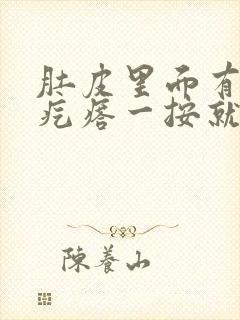 肚皮里面有个小疙瘩一按就疼怎么回事