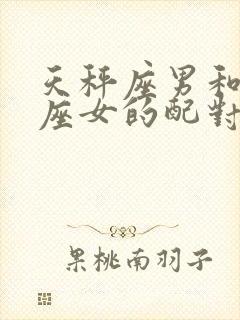 天秤座男和双鱼座女的配对指数