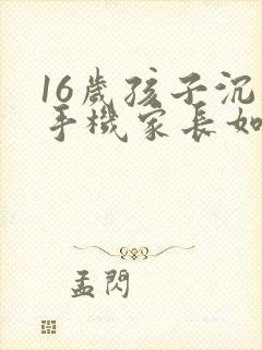 16岁孩子沉迷手机家长如何引导