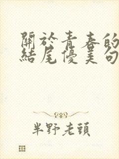 关于青春的开头结尾优美句子