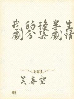 我的后半生电视剧分集剧情介绍