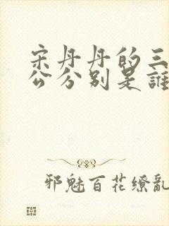 宋丹丹的三个老公分别是谁