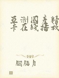 亚洲国产精品不卡在线播放