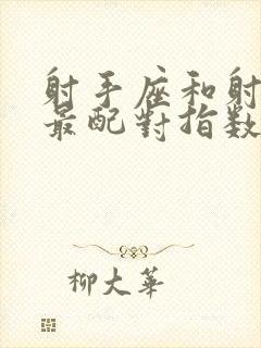 射手座和射手座最配对指数