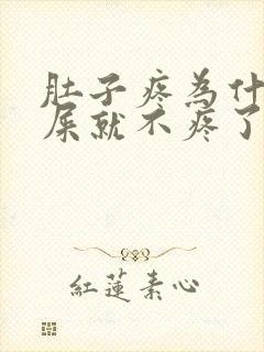 肚子疼为什么拉屎就不疼了