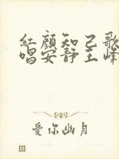 红颜知己歌曲对唱安静王峰