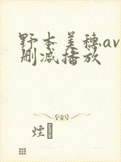 野本美穗av无删减播放