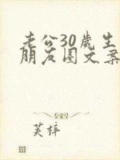 老公30岁生日朋友圈文案